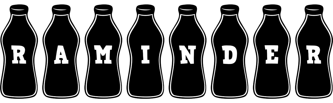 Raminder bottle logo