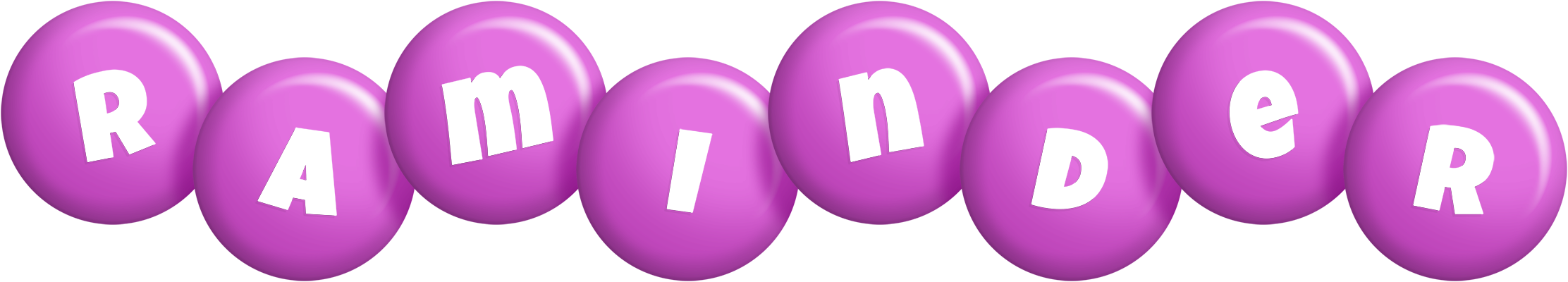 Raminder candy-purple logo