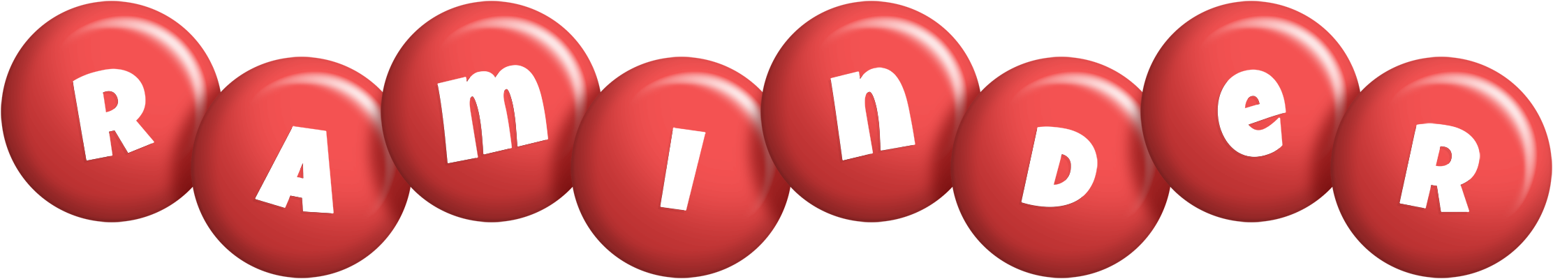 Raminder candy-red logo