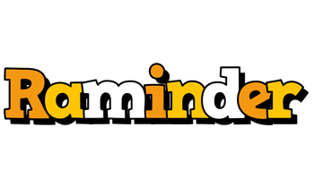 Raminder cartoon logo