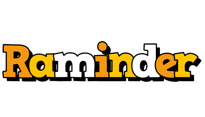 Raminder cartoon logo