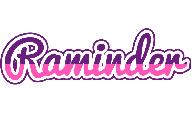 Raminder cheerful logo