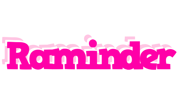 Raminder dancing logo