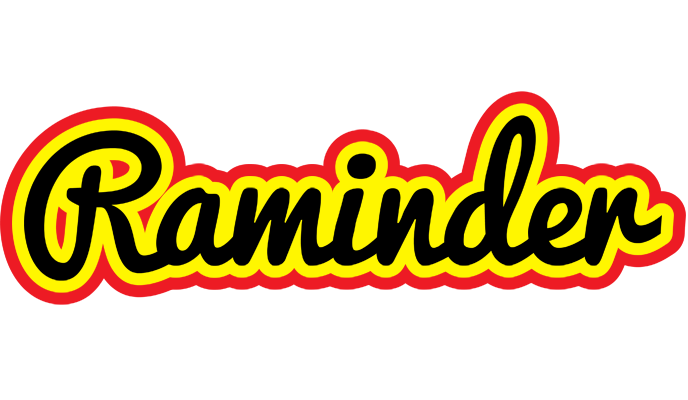 Raminder flaming logo