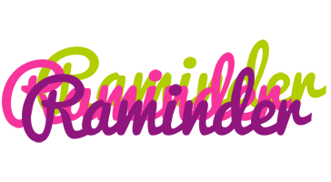 Raminder flowers logo