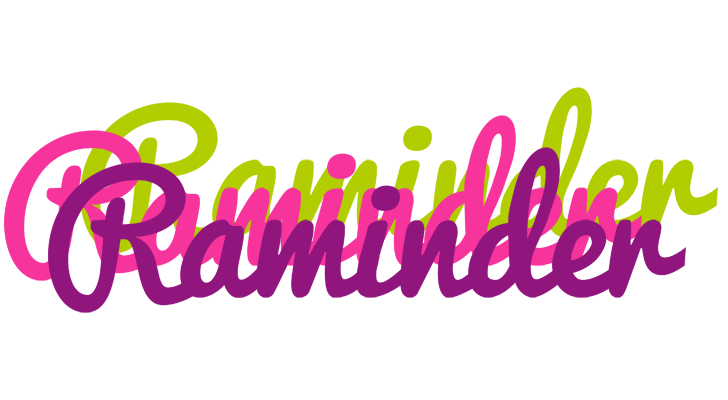 Raminder flowers logo