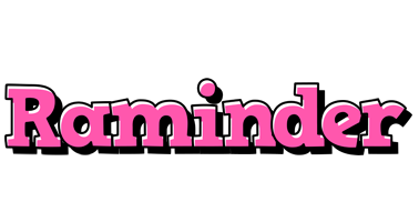 Raminder girlish logo