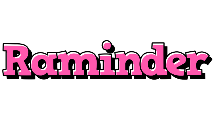 Raminder girlish logo
