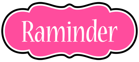 Raminder invitation logo