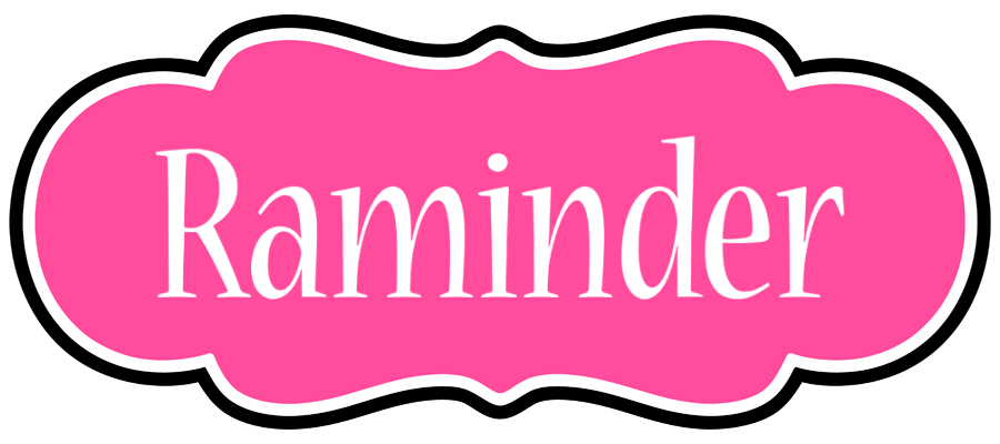 Raminder invitation logo