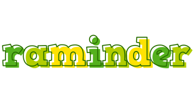 Raminder juice logo