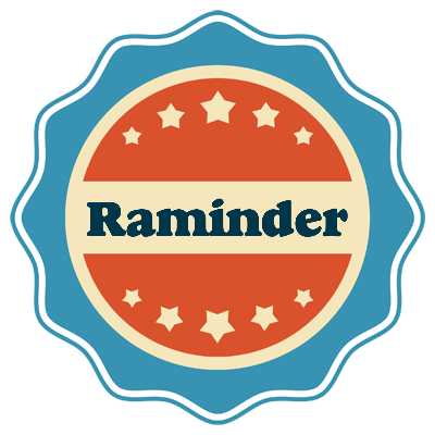 Raminder labels logo