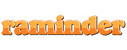 Raminder orange logo