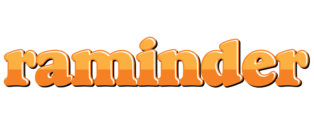 Raminder orange logo