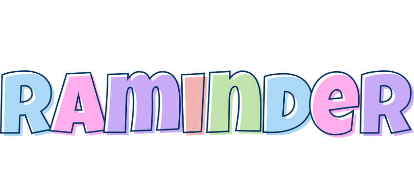 Raminder pastel logo