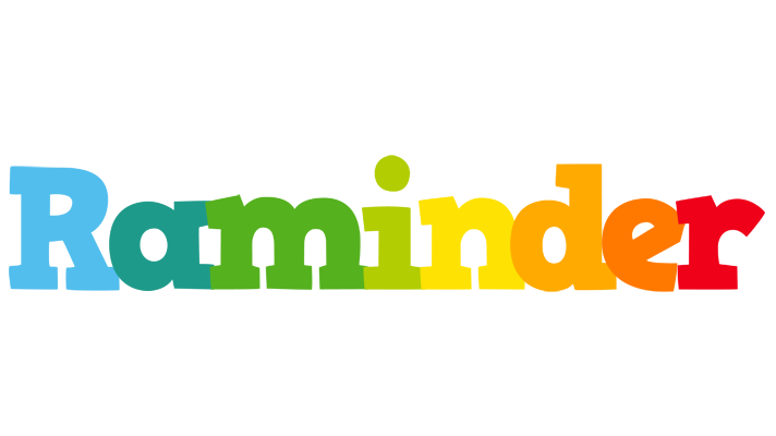 Raminder rainbows logo
