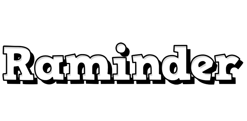 Raminder snowing logo