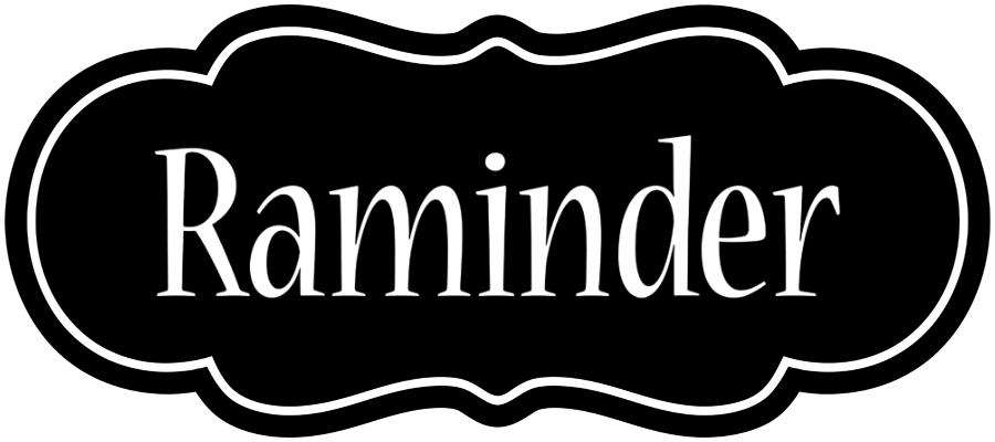 Raminder welcome logo