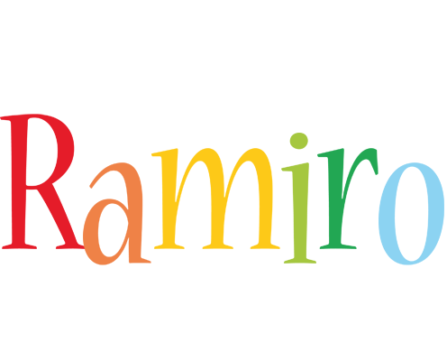 Ramiro birthday logo