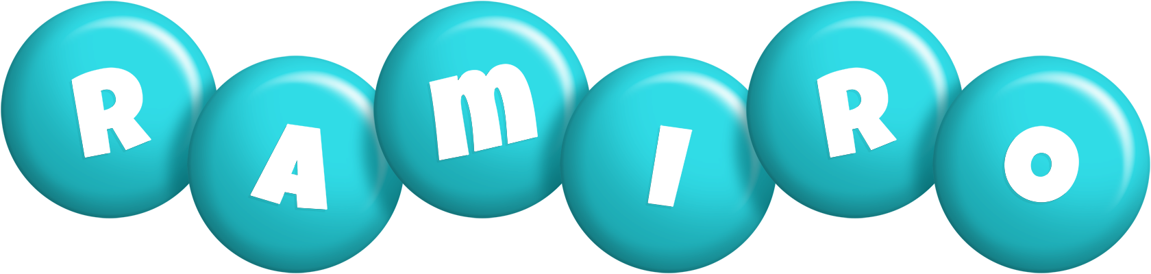 Ramiro candy-azur logo