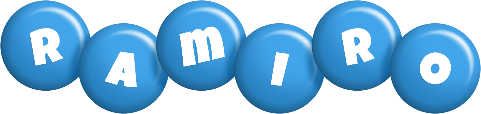 Ramiro candy-blue logo