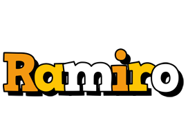 Ramiro cartoon logo