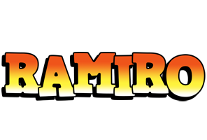 Ramiro sunset logo