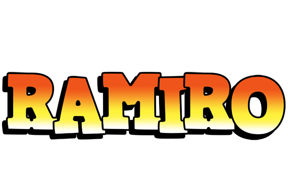 Ramiro sunset logo