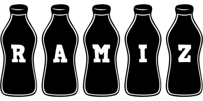 Ramiz bottle logo