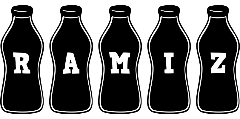 Ramiz bottle logo