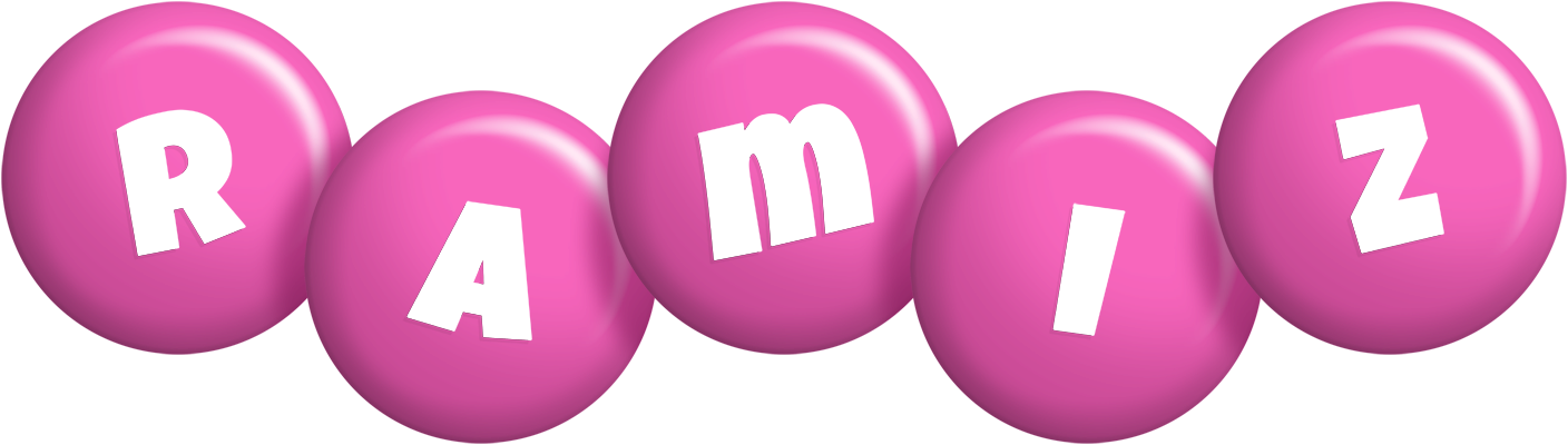 Ramiz candy-pink logo
