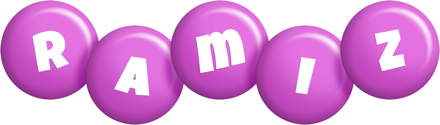 Ramiz candy-purple logo