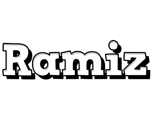 Ramiz snowing logo