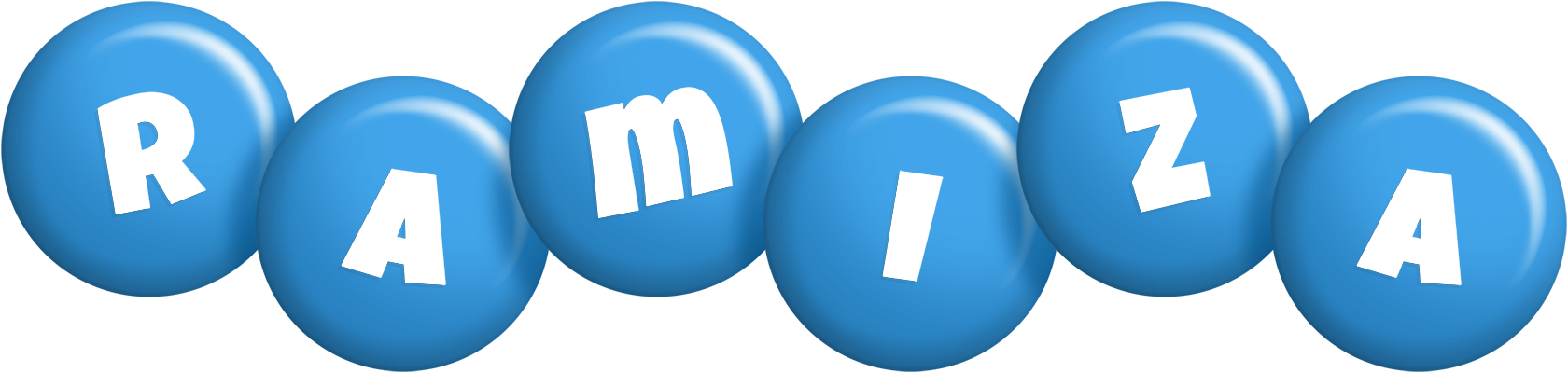Ramiza candy-blue logo