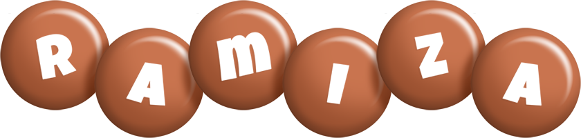 Ramiza candy-brown logo