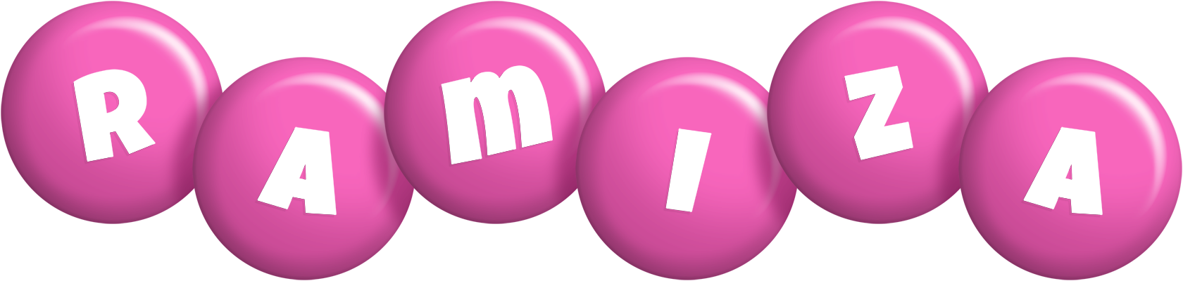 Ramiza candy-pink logo