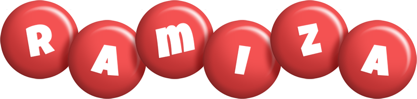 Ramiza candy-red logo