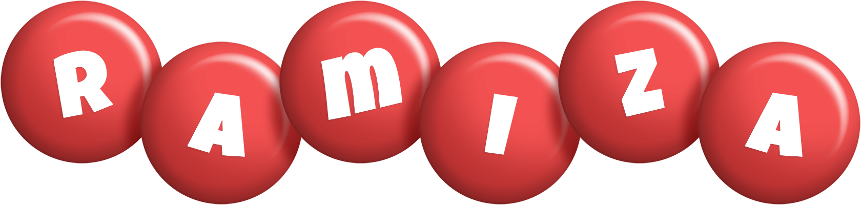 Ramiza candy-red logo
