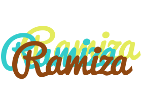 Ramiza cupcake logo