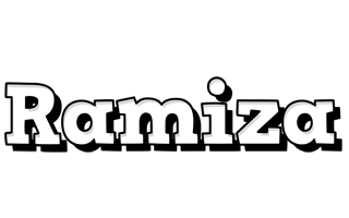 Ramiza snowing logo