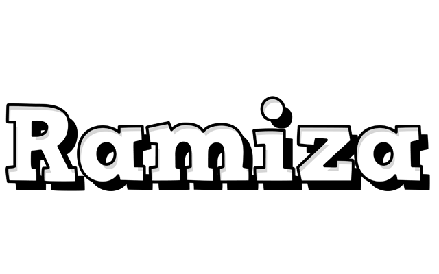 Ramiza snowing logo