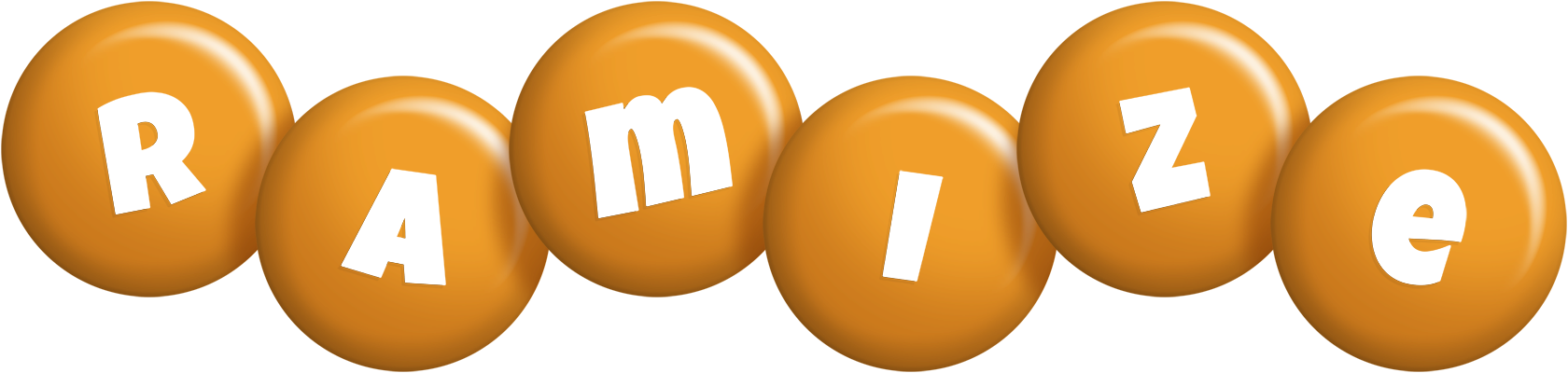 Ramize candy-orange logo