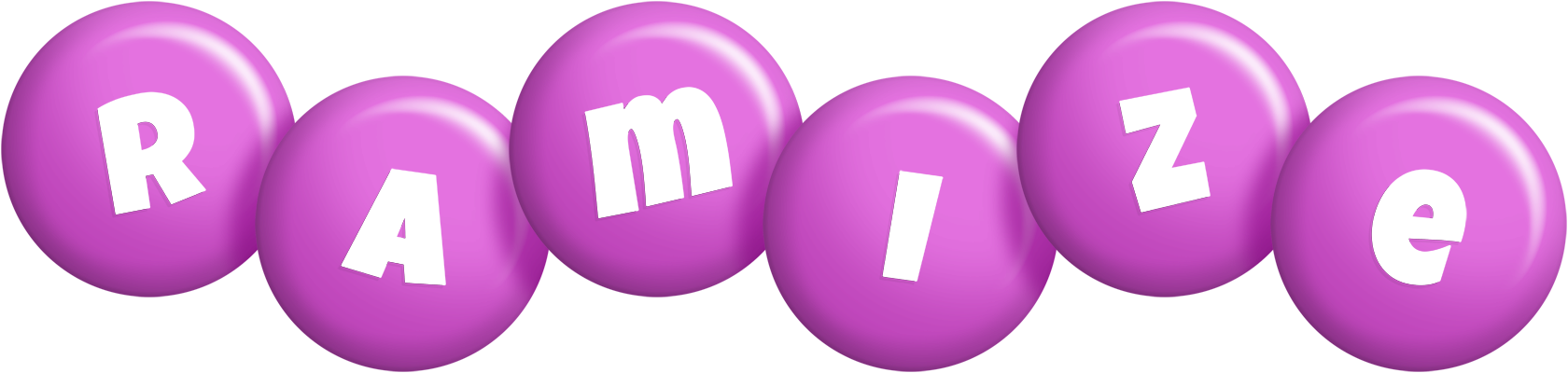 Ramize candy-purple logo