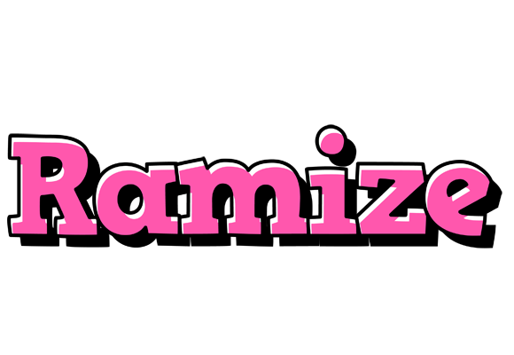 Ramize girlish logo