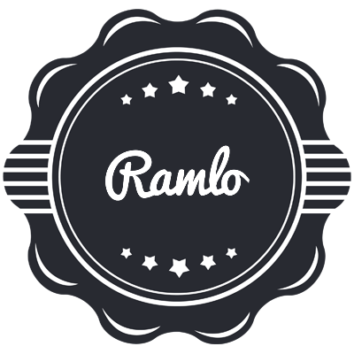 Ramlo badge logo