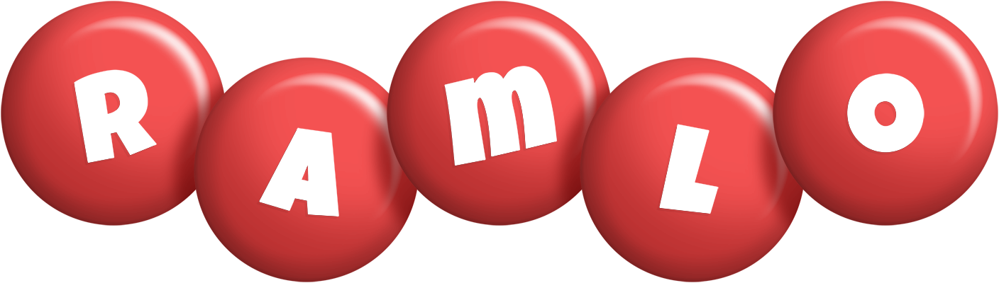 Ramlo candy-red logo