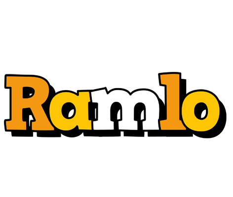 Ramlo cartoon logo