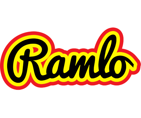Ramlo flaming logo