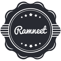 Ramneet badge logo