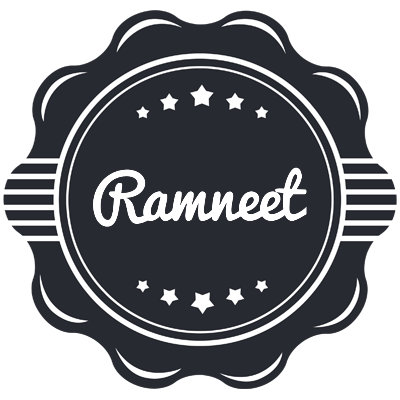 Ramneet badge logo